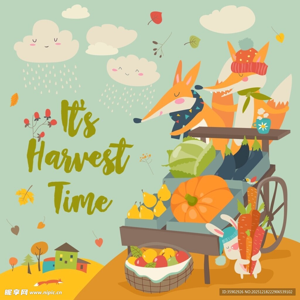 狐狸的丰收时光