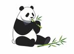 熊猫吃竹子