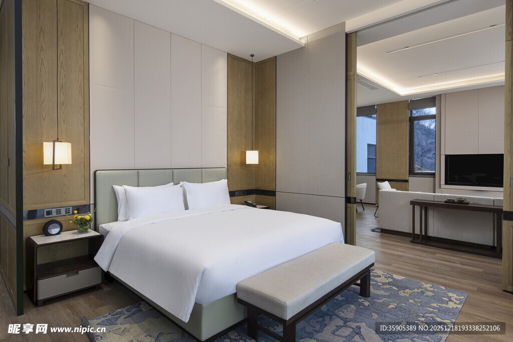 现代简约风格豪华酒店客房