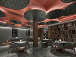 现代时尚餐厅内部空间