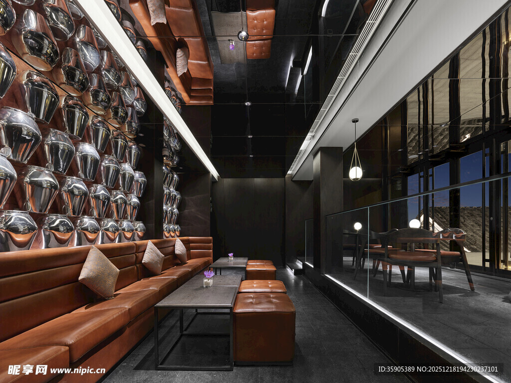 现代奢华风室内休息空间