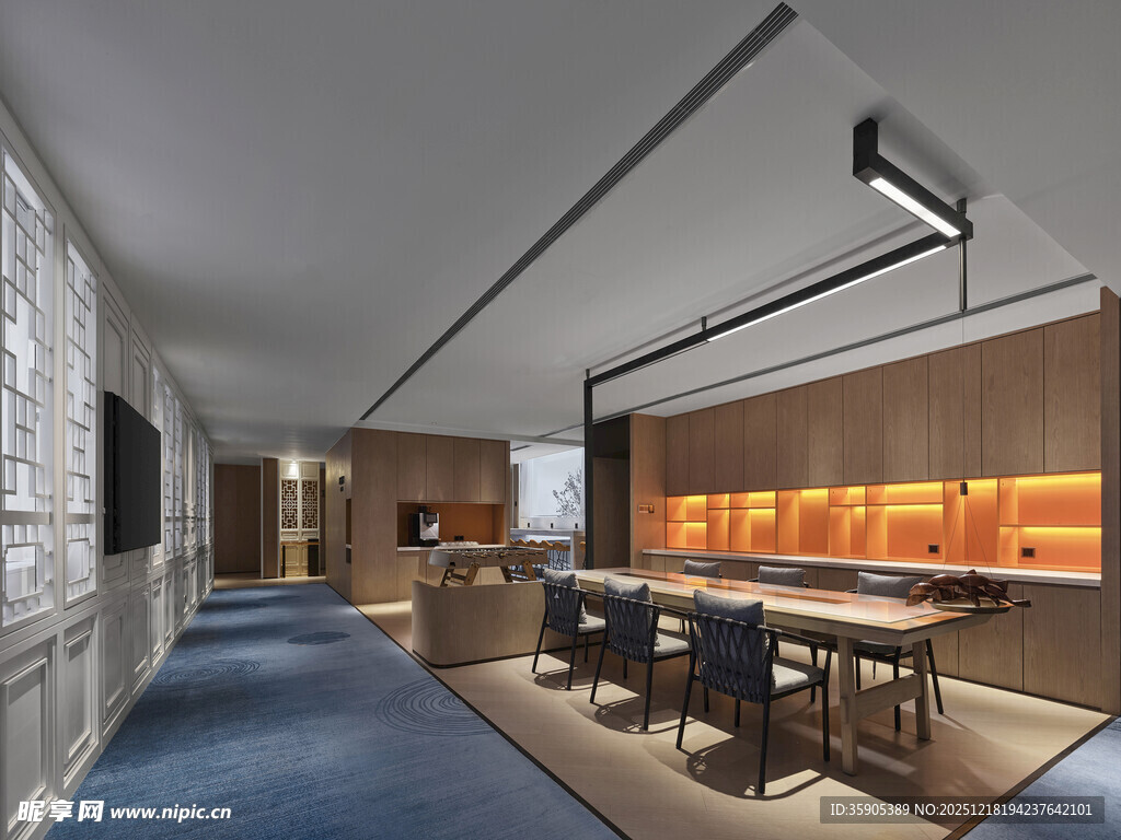 现代简约风餐厅室内设计