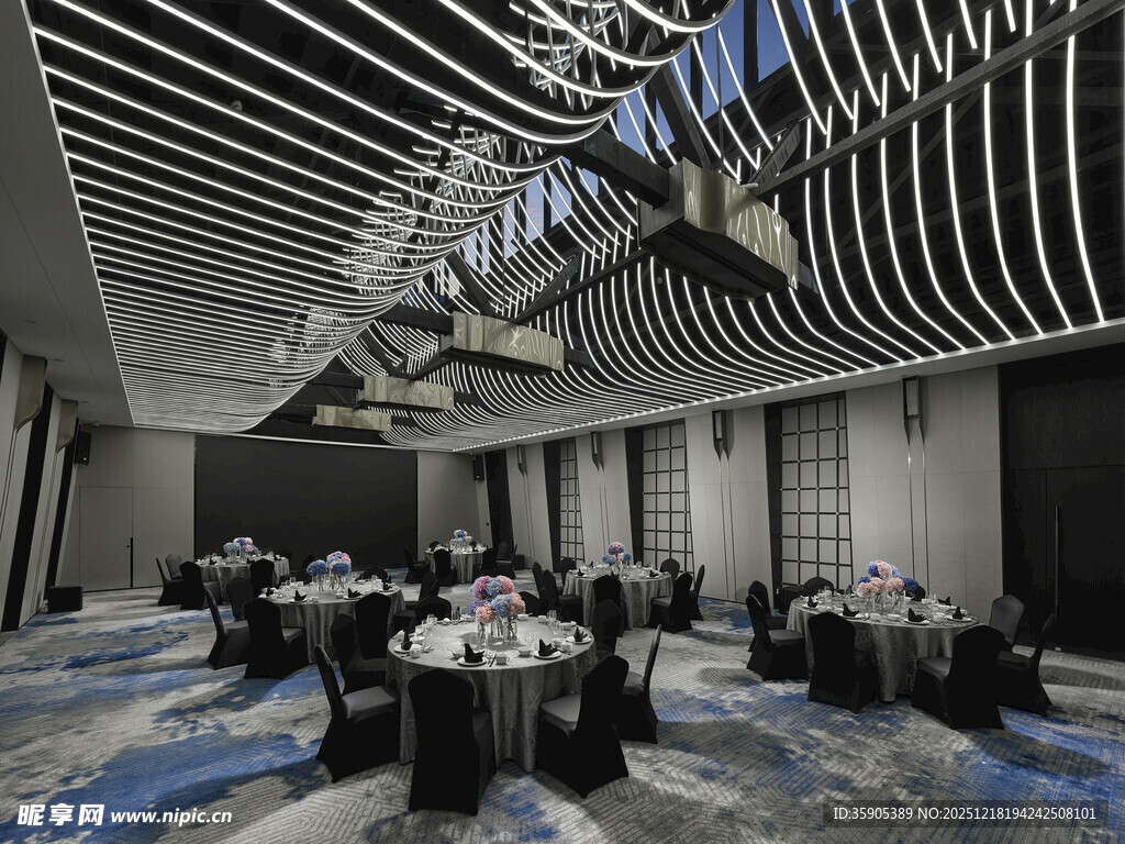 现代风格豪华宴会厅