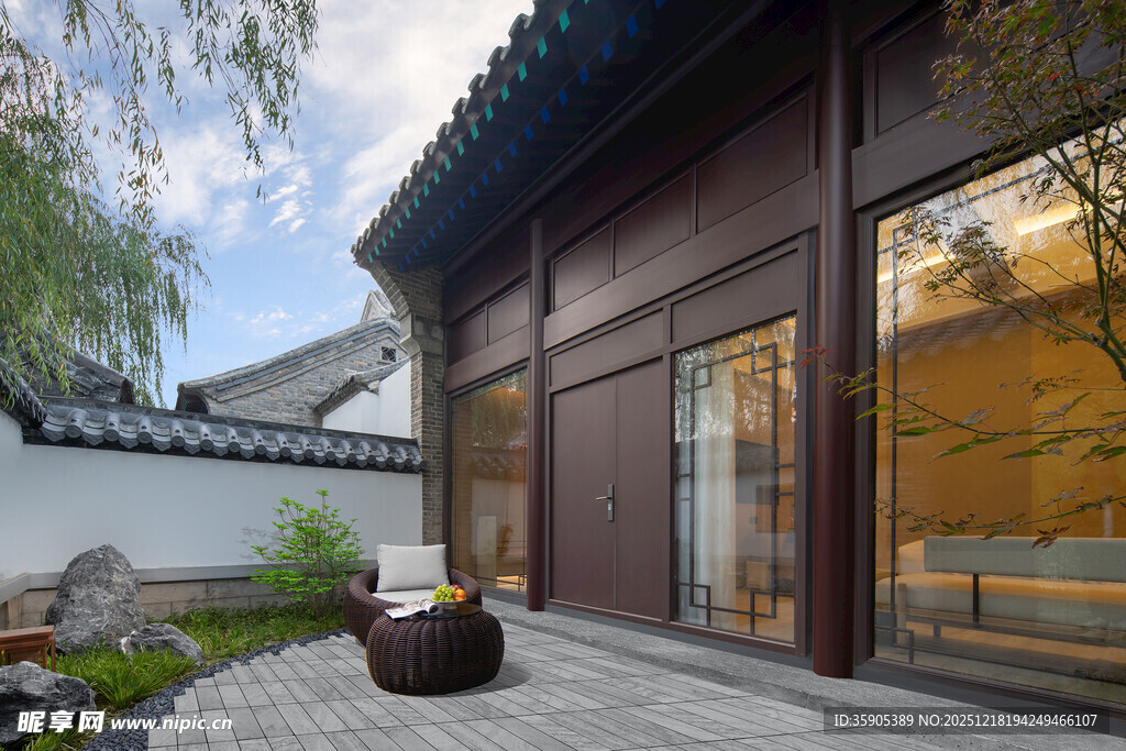 中式庭院雅致静谧空间