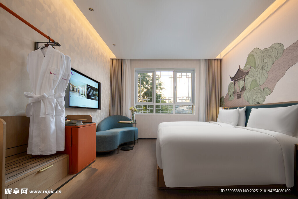 现代简约风格舒适酒店客房