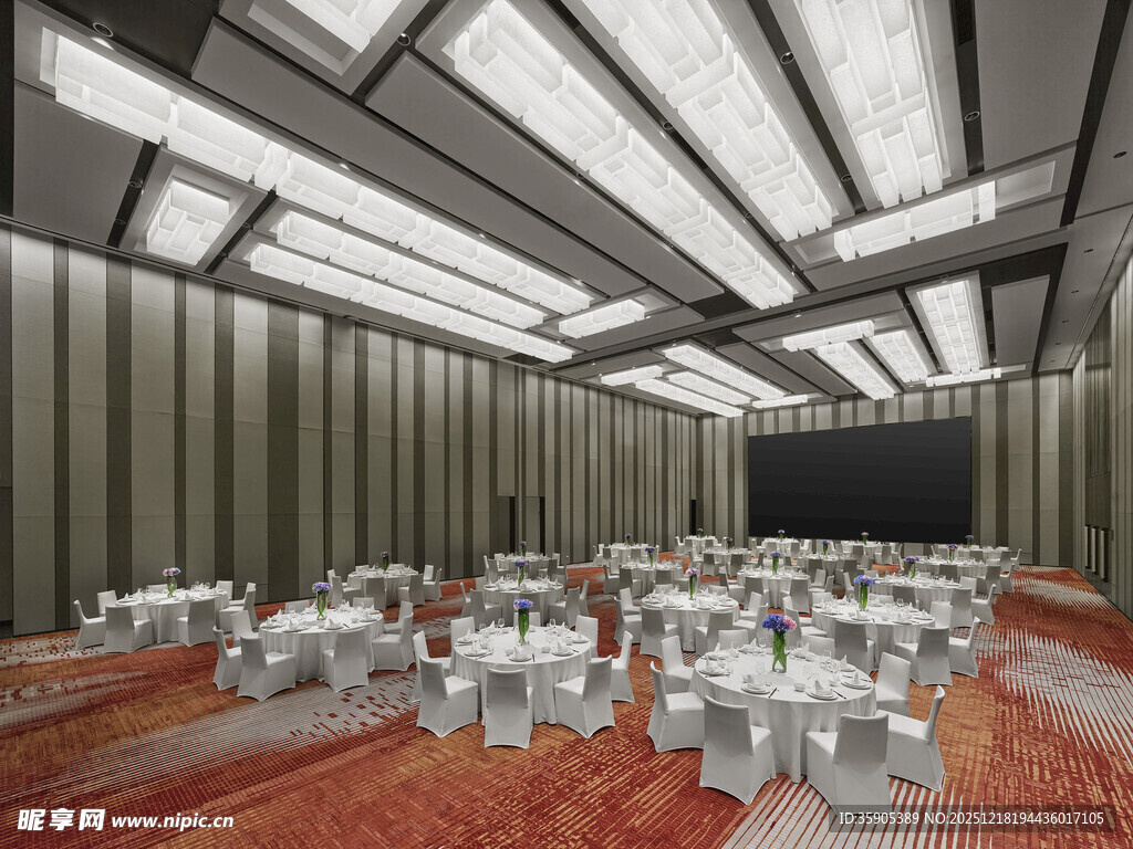 豪华宴会厅布置