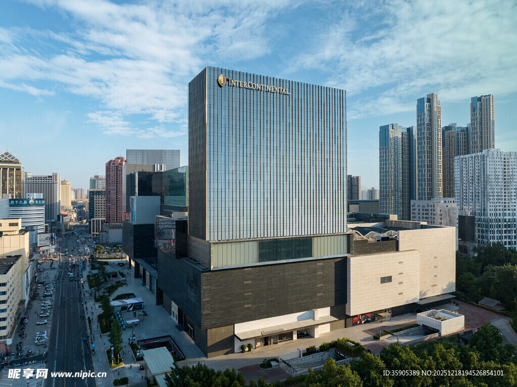 城市高楼景观俯瞰图