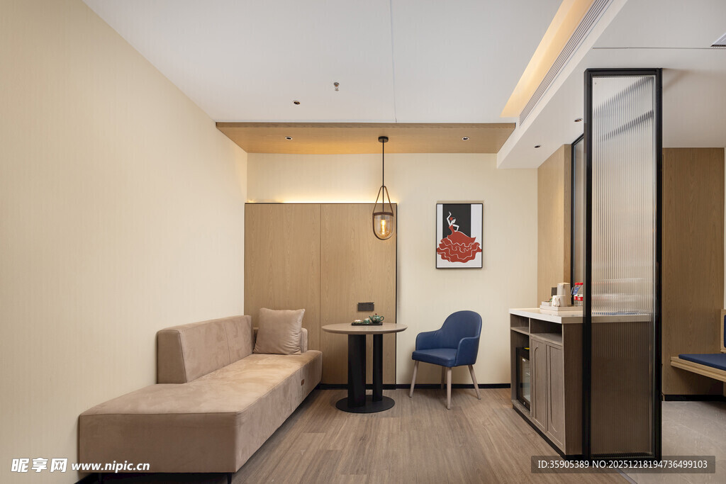 现代简约风格室内休息区