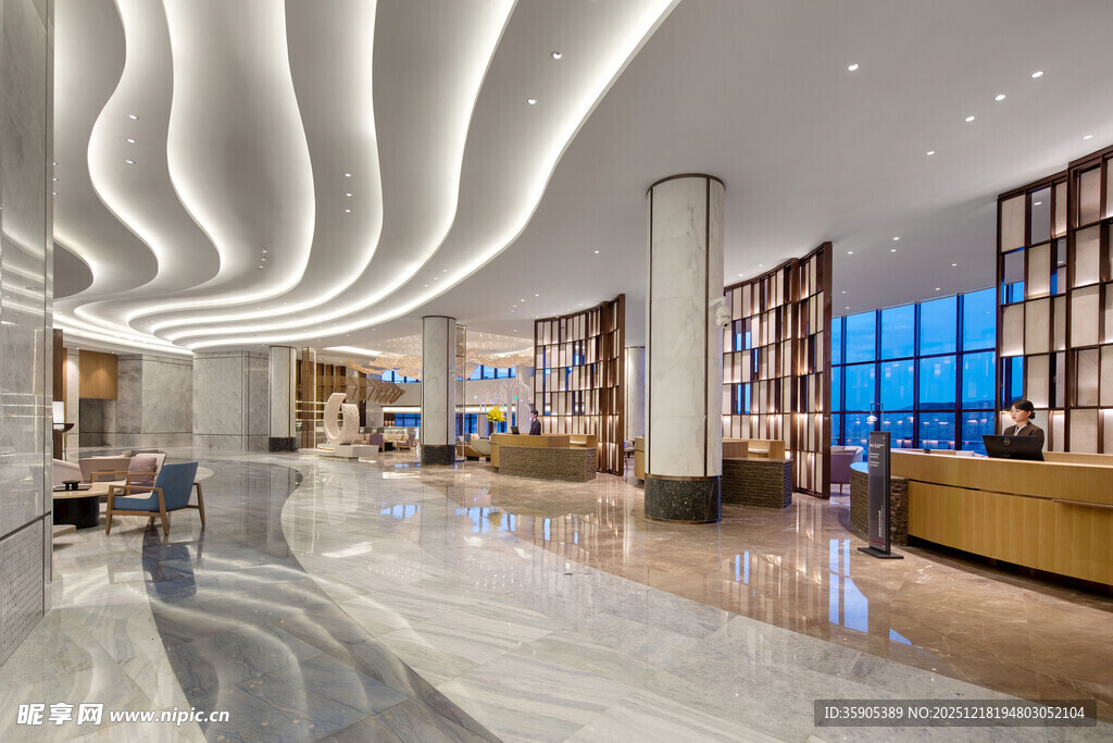 现代豪华大厅室内空间设计