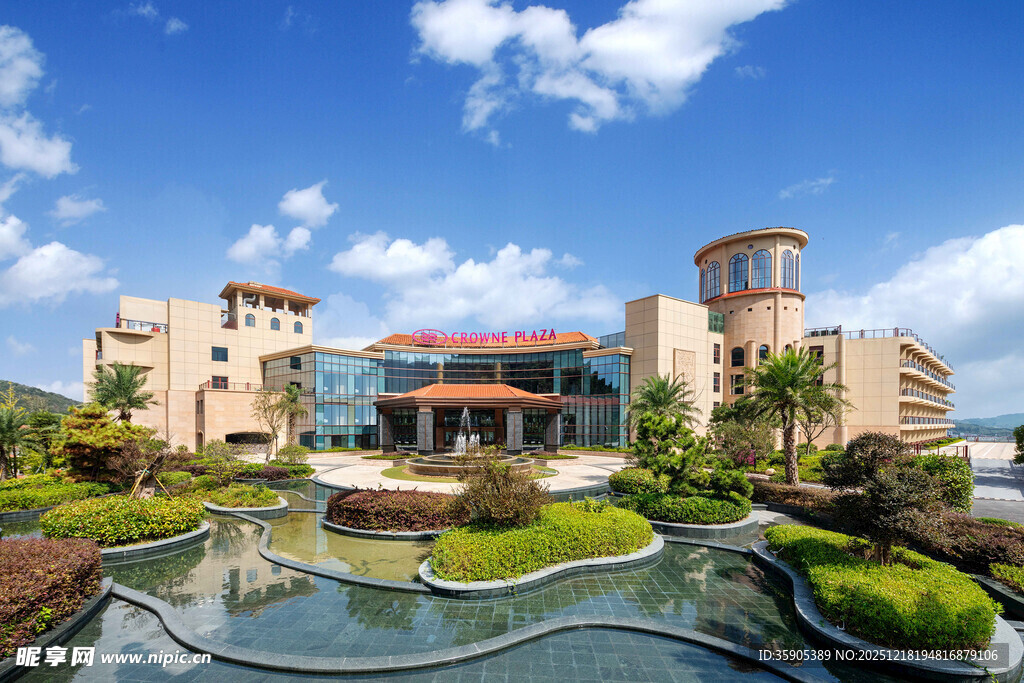 豪华现代风格的商务建筑景观