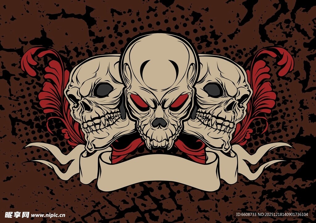 骷髅图案设计