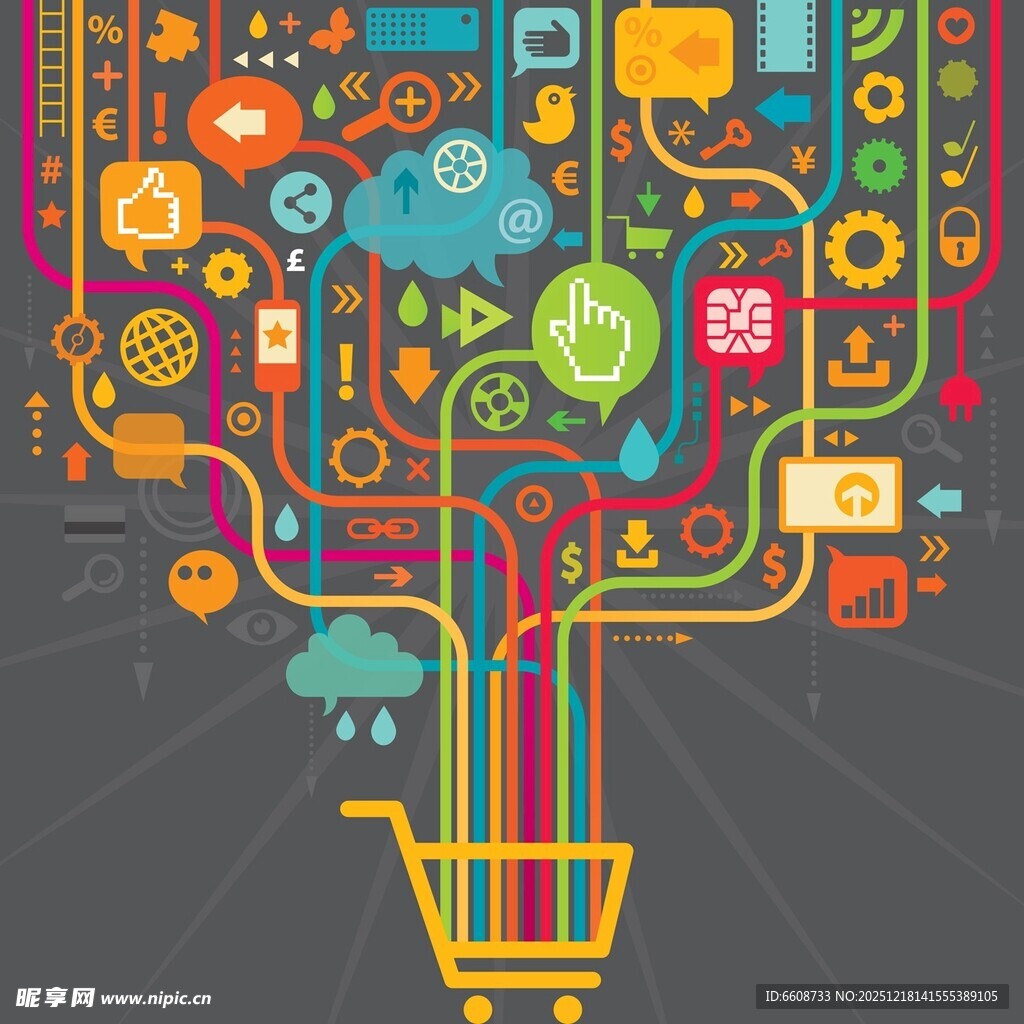 购物灵感如多彩科技之泉