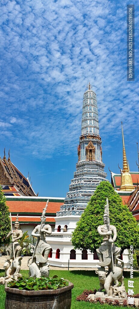 泰国曼谷芭提雅泰国寺庙建筑景观