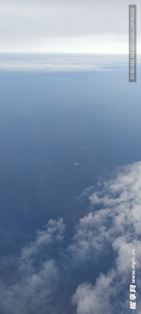 泰国曼谷芭提雅高空俯瞰云海美景