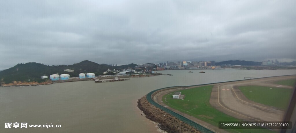 越南芽庄俯瞰海岸风光