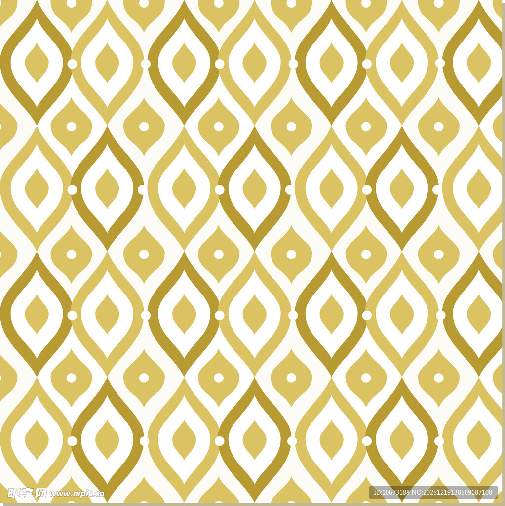 几何菱形金色简约图案