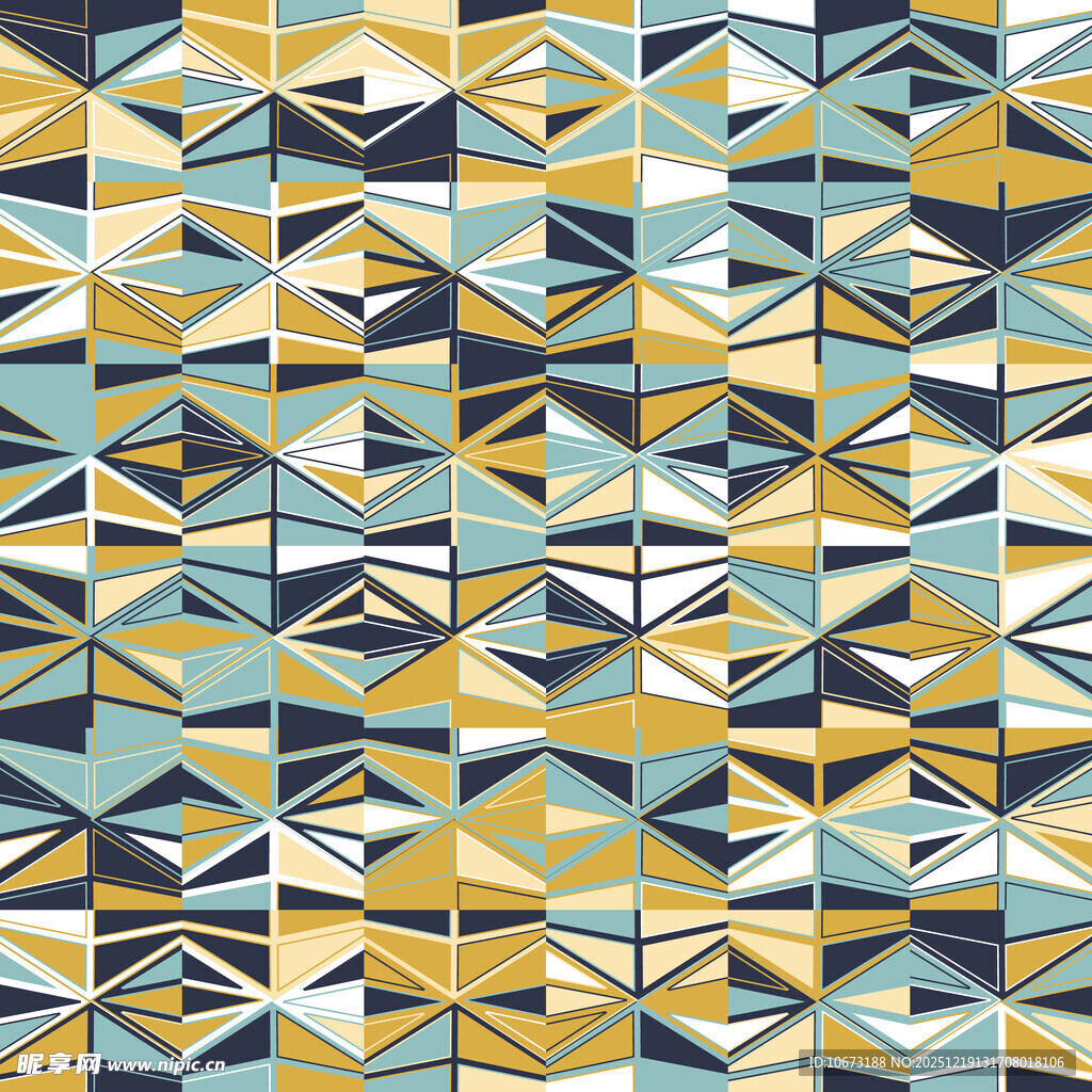 几何图案拼接背景图