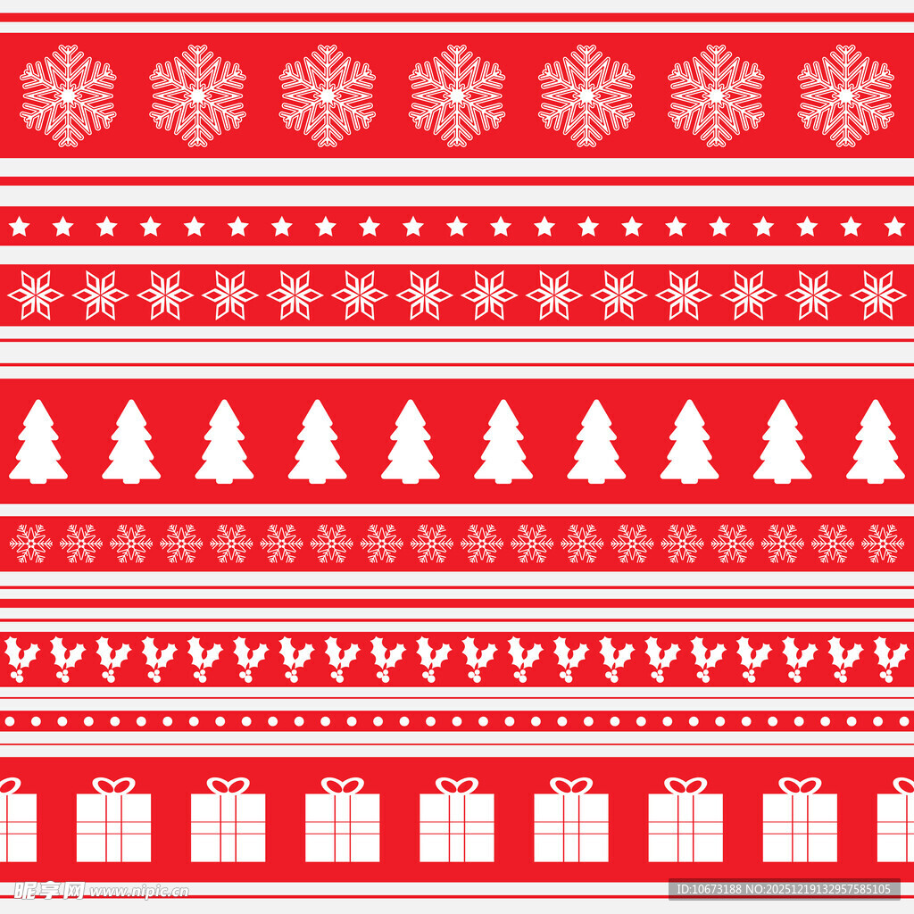 圣诞主题图案设计元素