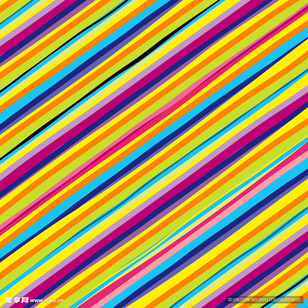 彩色斜条纹几何图案背景