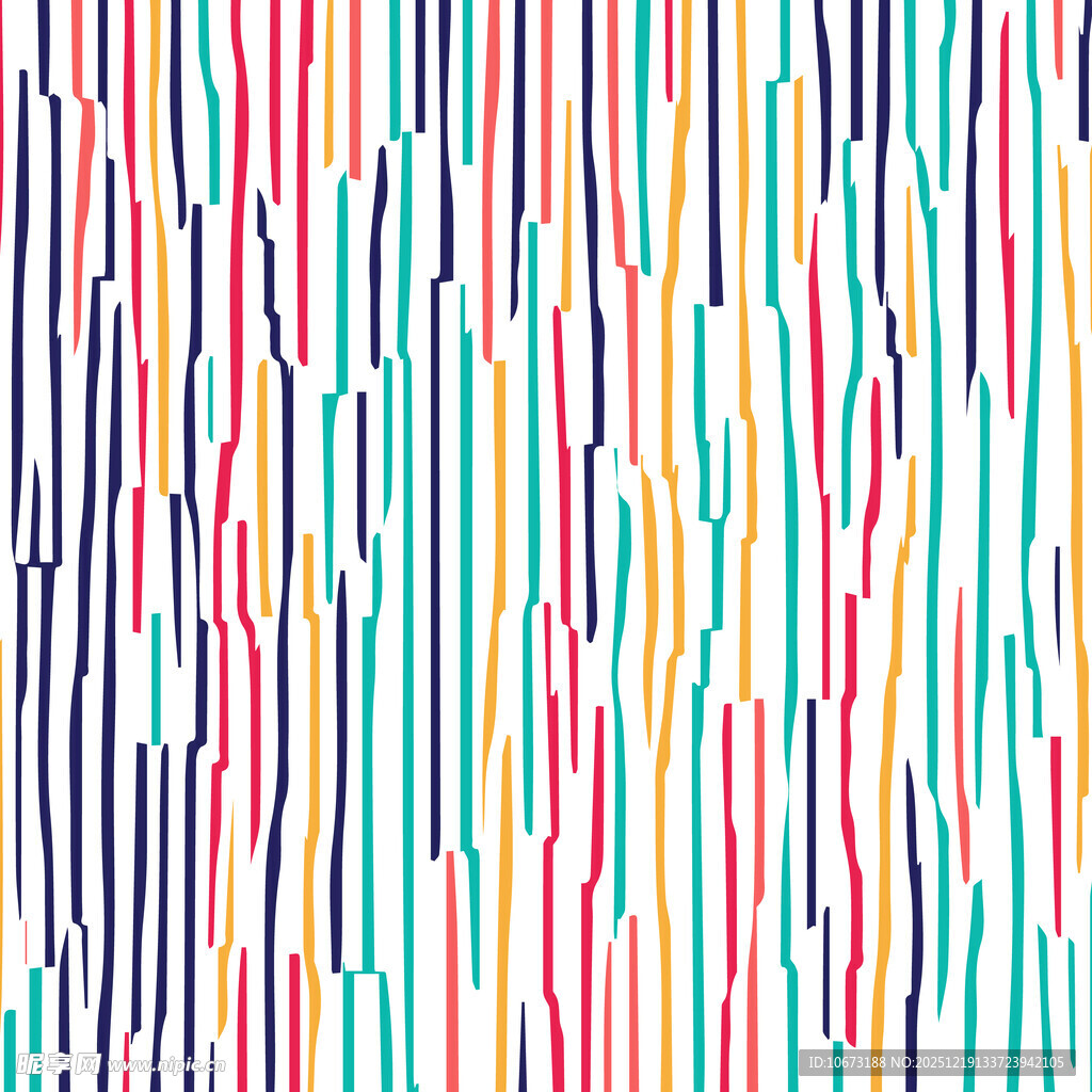 多彩竖条纹图案背景