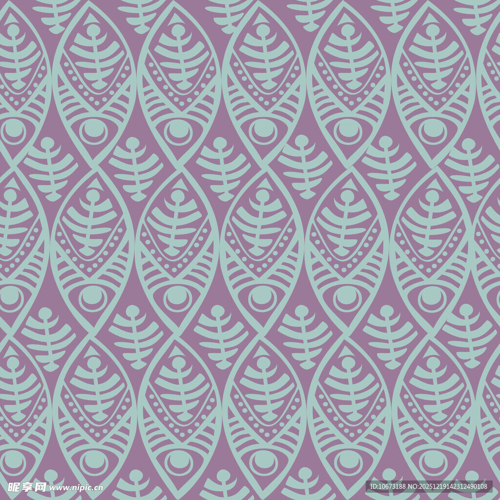 淡紫色叶纹图案纹理背景