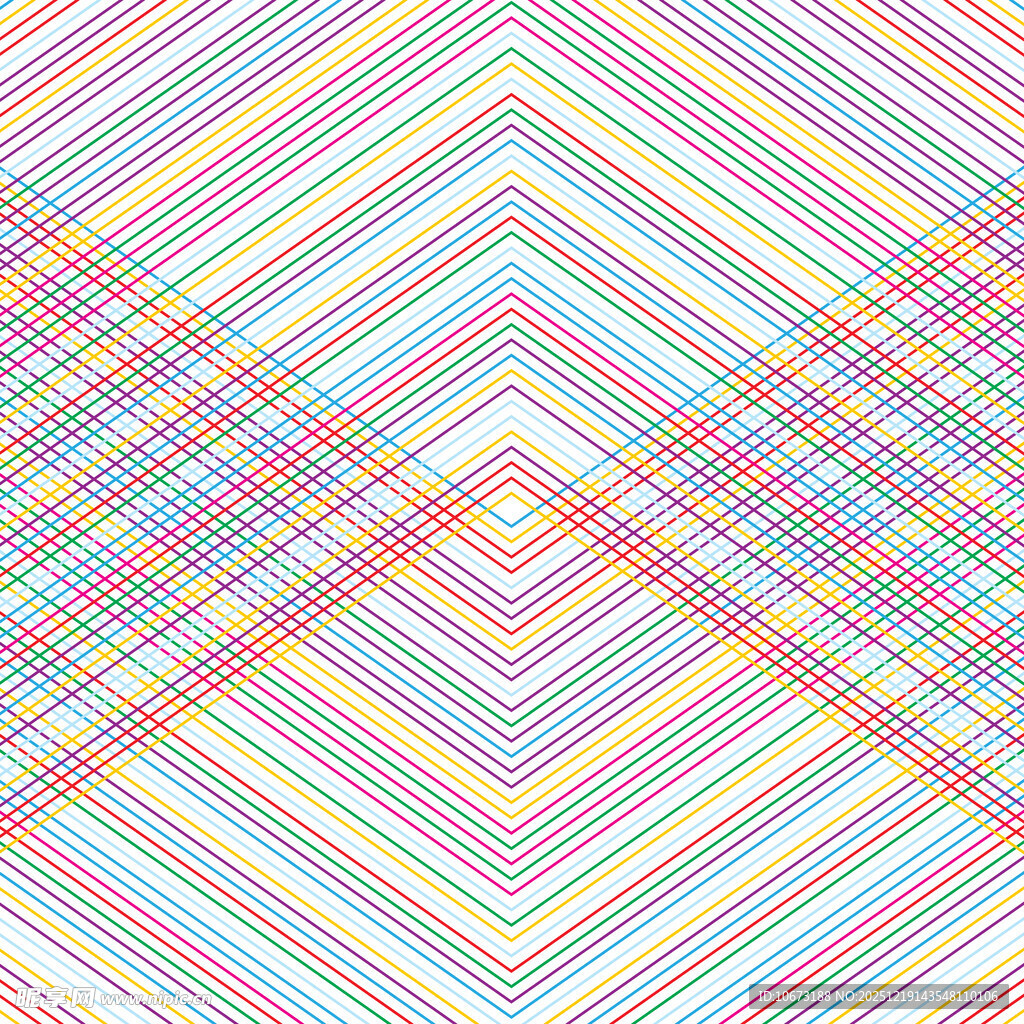 多彩条纹几何图案背景