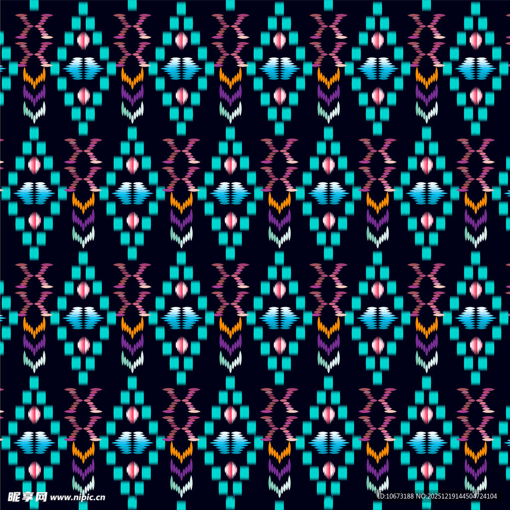 民族风几何图案装饰纹样