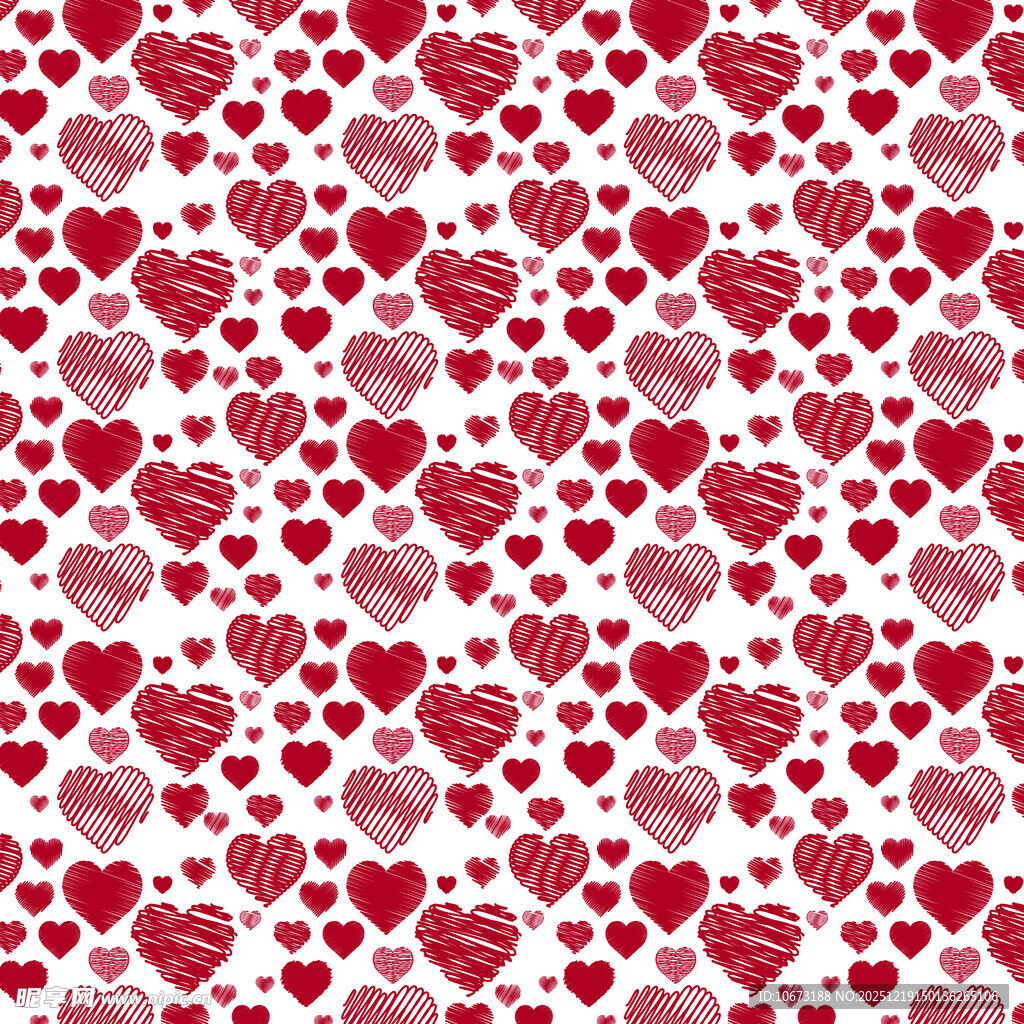 心形图案背景 