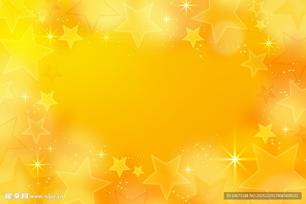 梦幻黄色光斑背景图