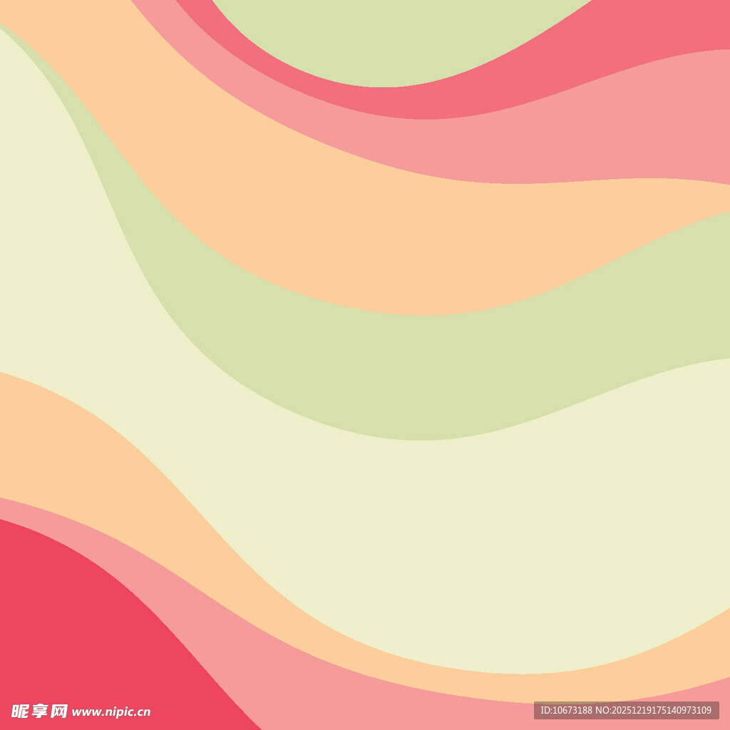 多彩波浪背景图案