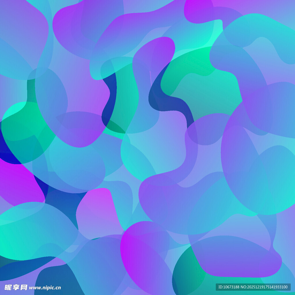 梦幻渐变流体抽象背景图