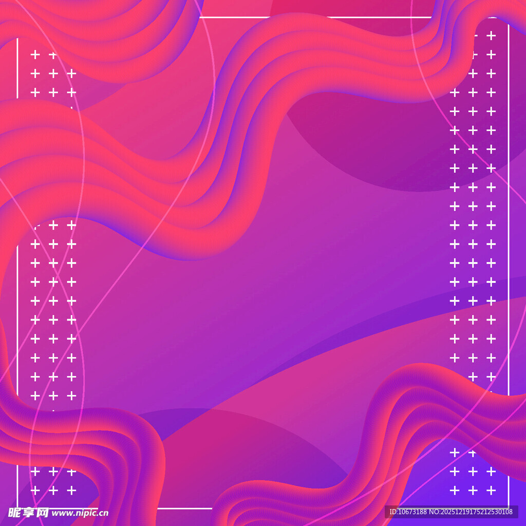 渐变流体风格几何背景图