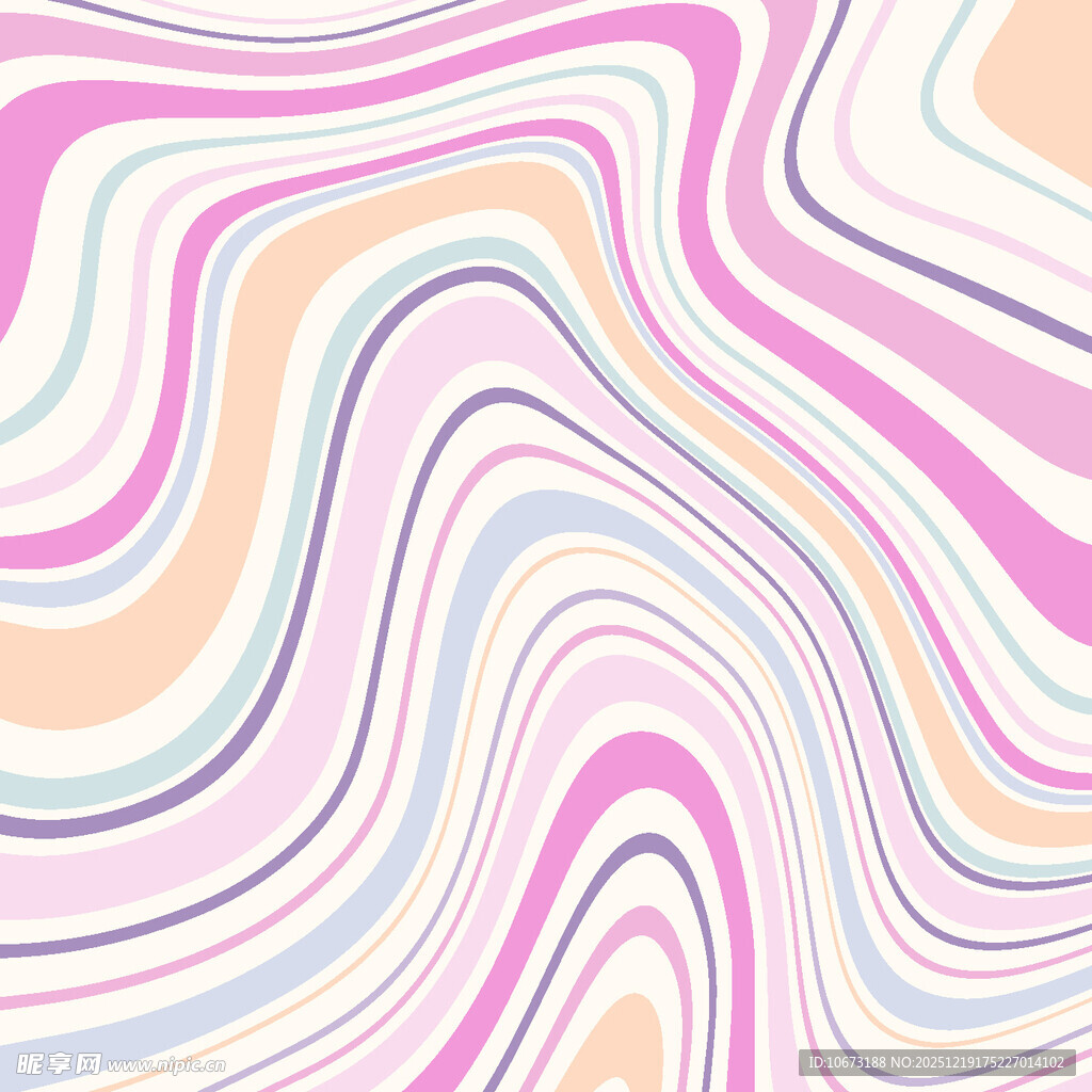 梦幻渐变波浪纹理背景