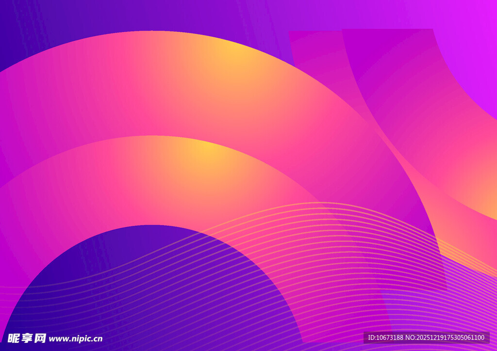 渐变色彩几何抽象图案