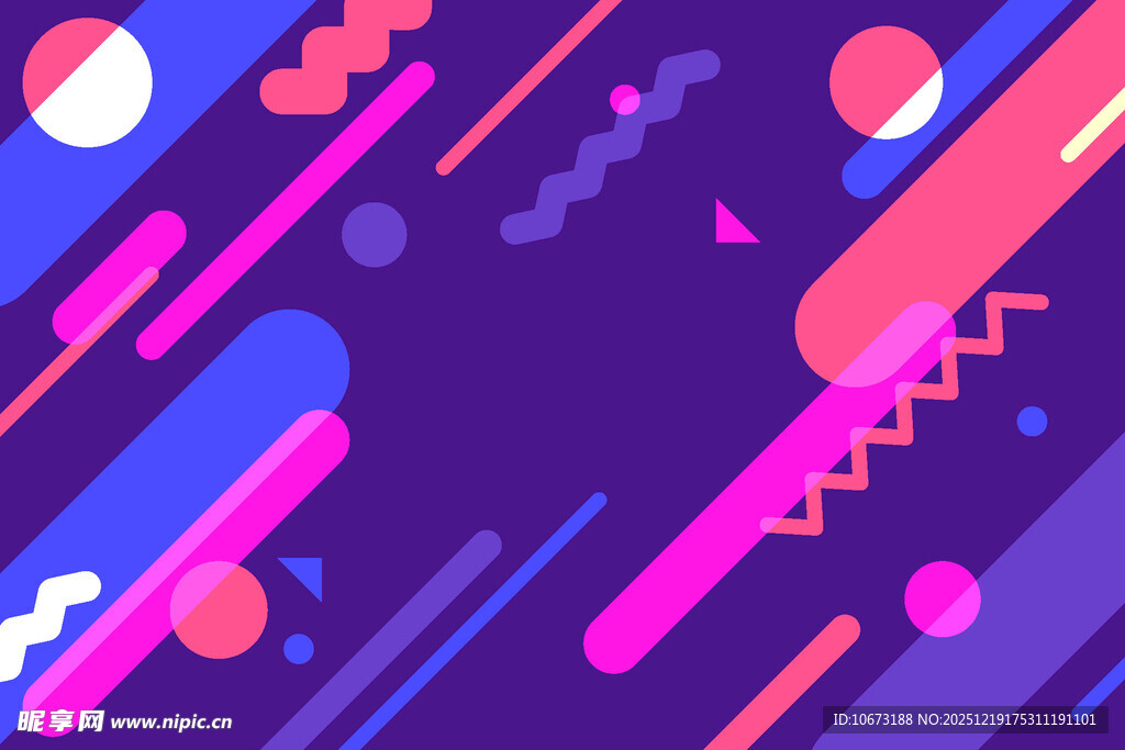 炫彩几何抽象背景图案