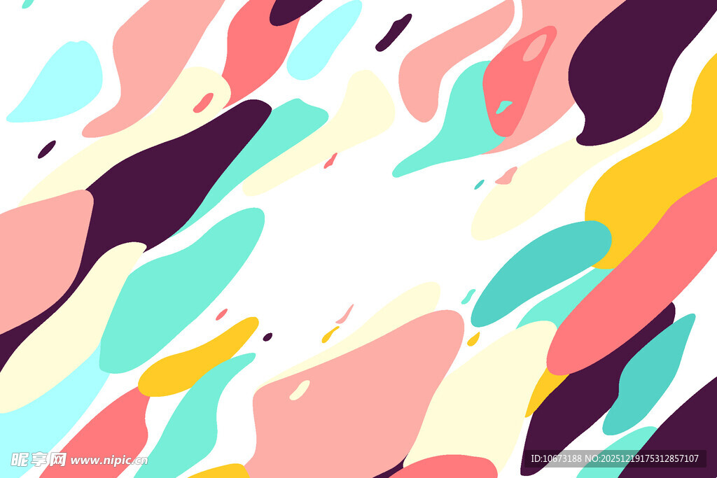 多彩几何抽象图案背景