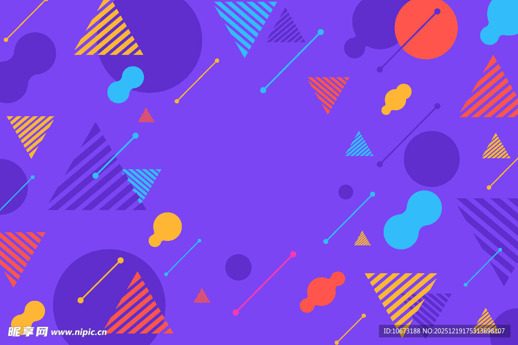 多彩几何图案背景