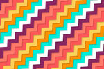 多彩锯齿形几何图案背景