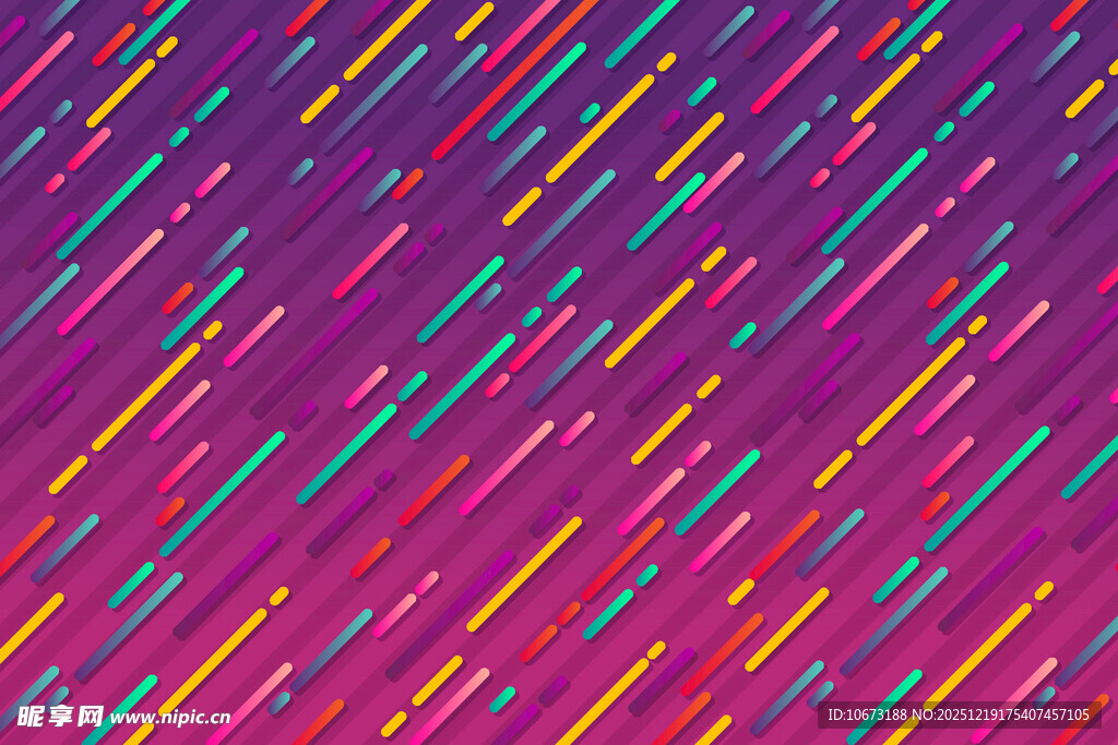 多彩斜线抽象背景图案