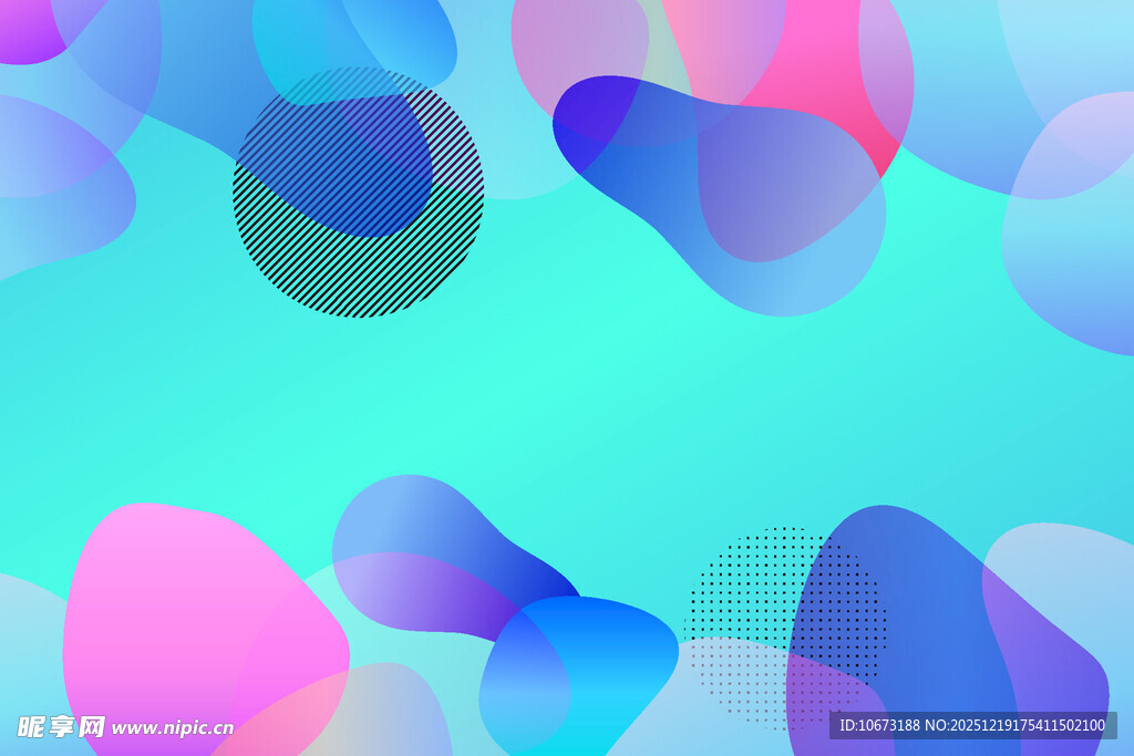 梦幻渐变流体抽象艺术背景