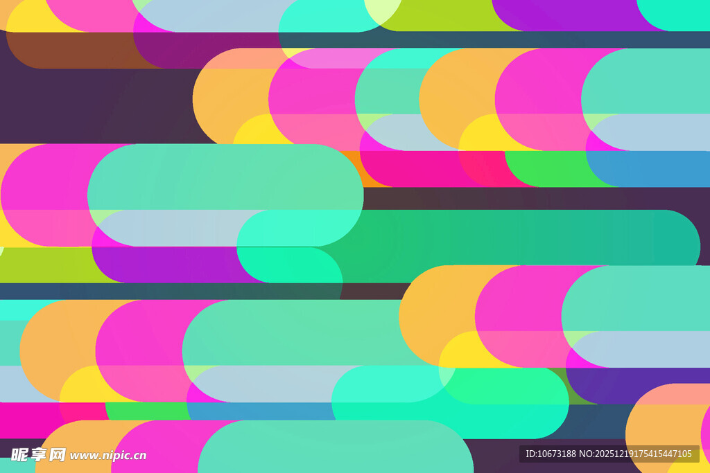 多彩几何条纹抽象背景图