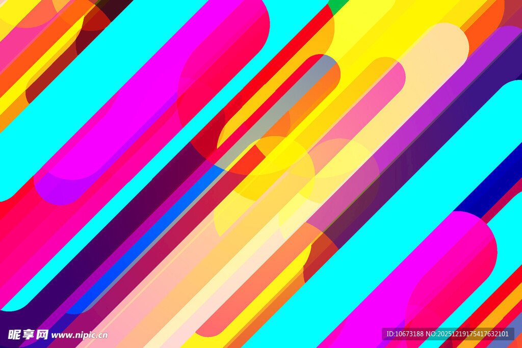多彩条纹抽象背景图案
