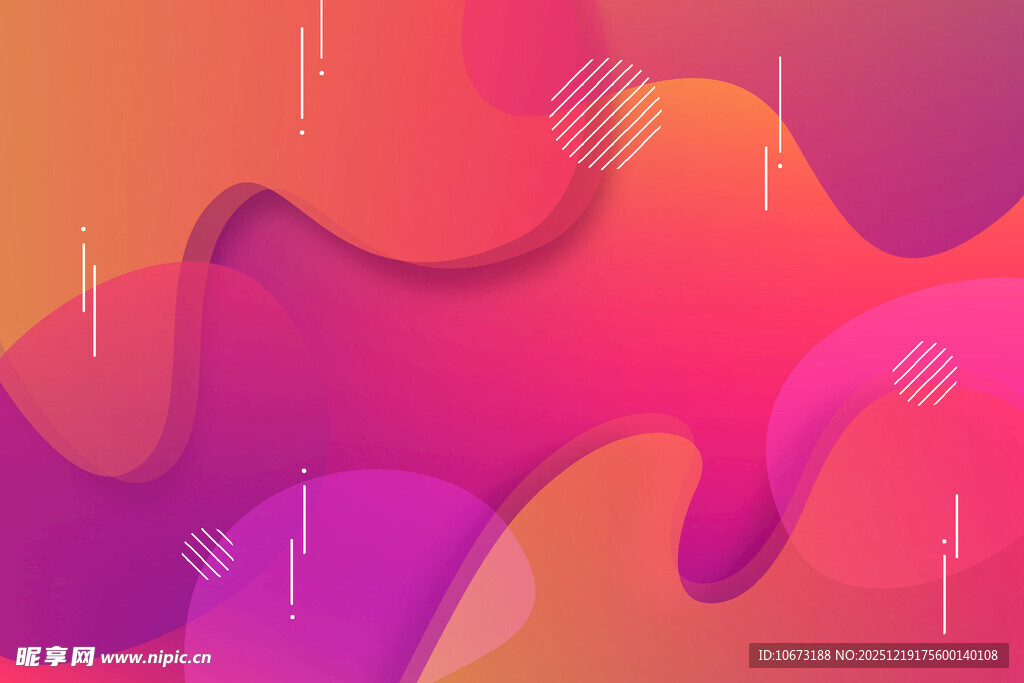 梦幻渐变流体艺术背景