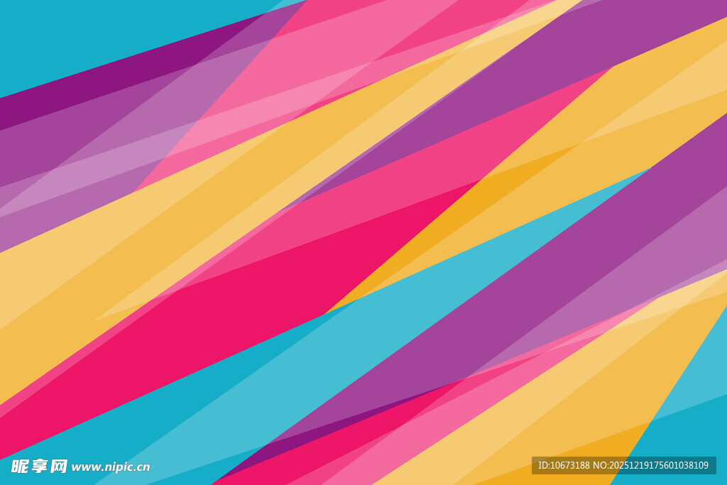 多彩斜纹几何图案背景