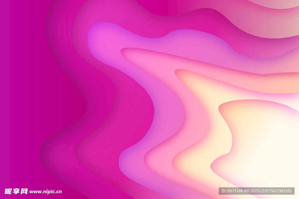 梦幻渐变粉色抽象背景图