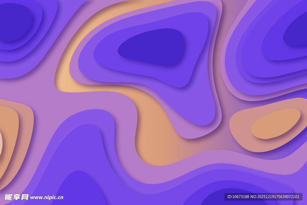 梦幻渐变流体抽象图案