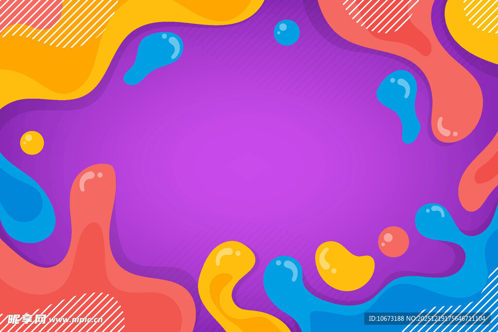 多彩流体抽象背景图案