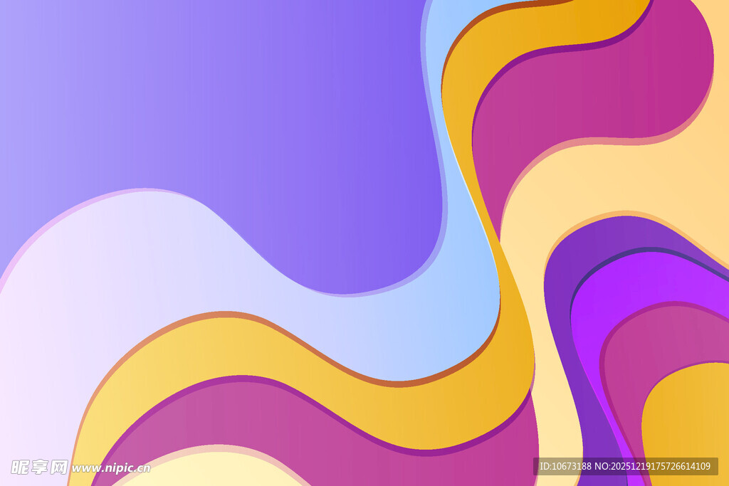 多彩流体渐变抽象背景图