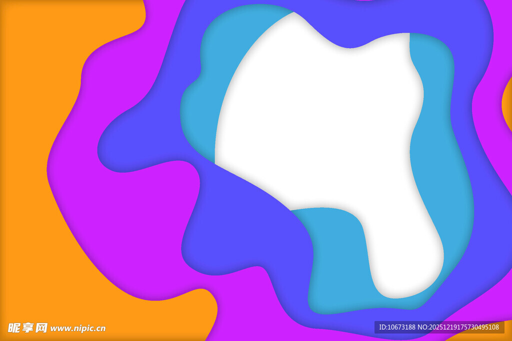 多彩抽象形状图案
