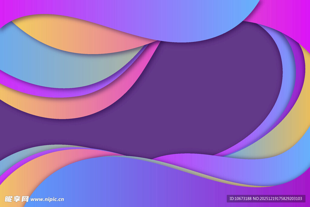 多彩渐变流体抽象背景图